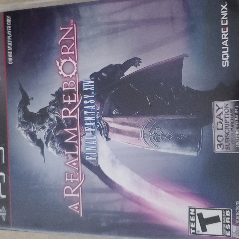 PRE-OWNED PS3 AREALM REBORN VIDEO GAME. GOOD CONDITION